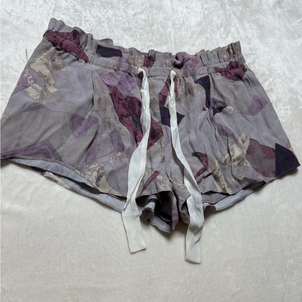 Wilfred Purple and Gray Shorts
